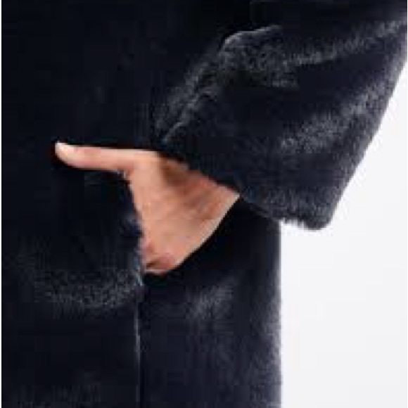 Nwt Cefinn faux fur coat size 6US - Picture 11 of 14